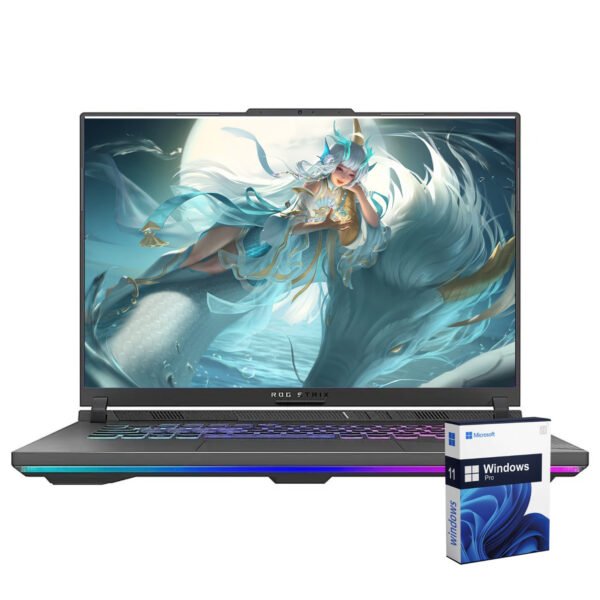 ASUS Newest ROG Strix Gaming Laptop, 18" WQXGA 2560 x 1600 Display, Intel i9-14900HX, NVIDIA GeForce RTX 4060, 64GB DDR5, 1TB SSD, RGB Backlit Keyboard, Windows 11 Pro