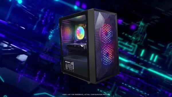 STGAubron Gaming Desktop PC, Core I3-10100F Up To 4.3G, GeForce GTX 1660 Super 6G GDDR6, 16G DDR4, 1T SSD, 600M WiFi, Wireless 5.0, RGB Fan X 3, RGB Keyboard&Mouse&Mouse Pad, RGB Wireless Sound Bar, RGB Wireless Gaming Mic, W11H64 - Image 8