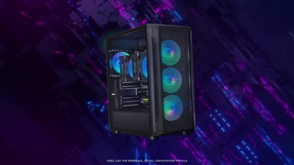 STGAubron Gaming PC Computer Desktop, Radeon RX 580 8G, Dual Intel I7 Xeon E5 Up to 3.7GHz, 16G DDR4 Ram, 1T SSD, 600m WiFi, Wireless 5.0, RGB Fan X4, RGB Mouse Pad, Windows 10 Pro - Image 8