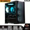 MXZ Gaming PC Computer R7 5700X3D, 16G DDR4, NVME 1 T, B450, 6RGB Fans, Gamer Desktop Computer, Optional RTX4060Ti/ RTX3060/ RTX4060/ RTX4070