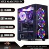 MXZ Gaming PC Desktop Computer, AMD Ryzen 5 4500 3.6GHz, RX 6600, 16GB(8G*2) DDR4, NVME 500GB SSD, 6RGB Fans, Gamer Desktop Computer(R5 4500|RX 6600)