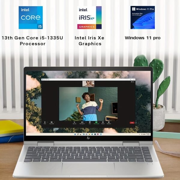 HP 2024 Newest Envy 2-in-1 Business Laptop 14" FHD Touchscreen, 13th Gen Intel Core i5-1335U 10-Core Processor, 8GB RAM 1TB SSD, Windows 11 Pro, Fingerprint Reader, WiFi 6E, Dual Battery & Power Delivery, Laptop for Business & Students, Touchscreen Notebook | Metallic Finish | Highresolution Screen - Image 2