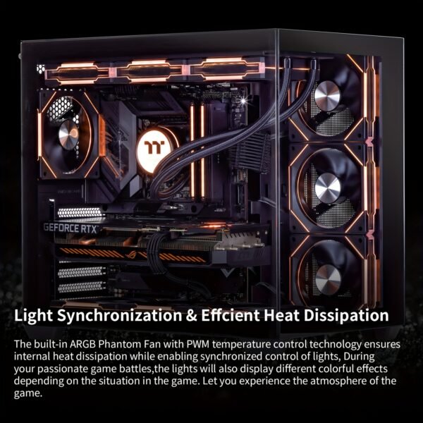 Mloong Gaming PC Intel Core I9 13900KF, GeForce RTX 4070 Super, 2TB NVME SSD, 64GB DDR5, 10ARGB Fans, Gaming Desktop - Image 7