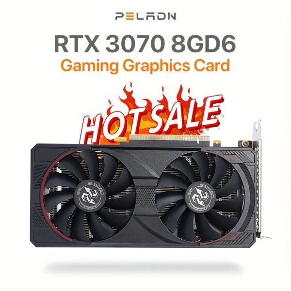 Peladn Gaming RTX3070 8G Graphics Card GDDR6 RGB Lighting PCI Express 4.0 Video Card Triple-fan Edition - Image 2