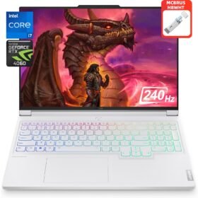 Lenovo Legion 7i Gaming Laptop, 16" WQXGA 2560 x 1600 240Hz, Intel 14th Gen Core i7-14700HX, 16GB DDR5, 1TB SSD, NVIDIA RTX 4060, Wi-Fi 6E, Windows 11 Home, with Cleanng Brush