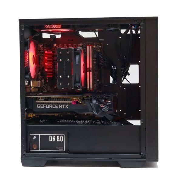 MXZ Gaming Desktop PC, Intel Core I7 12700F, GeForce RTX 4070, Gaming PC, 32GB (16GB*2) DDR4 3200MHz, NVME M2 1 TB, 6RGB Fans, Gamer Desktop Computer (I7 12700F| RTX4070) - Image 4