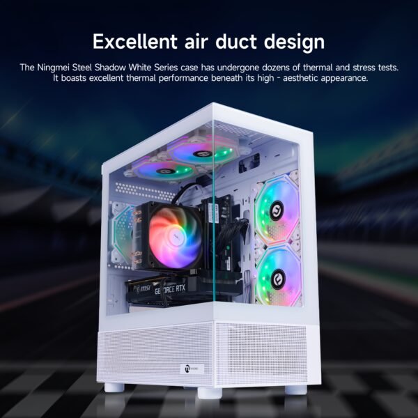Ningmei Gaming PC Intel Core I5 12400F, Nvidia GeForce RTX 4060, 1TB SSD, 16GB RAM, Gaming Desktop - Image 5