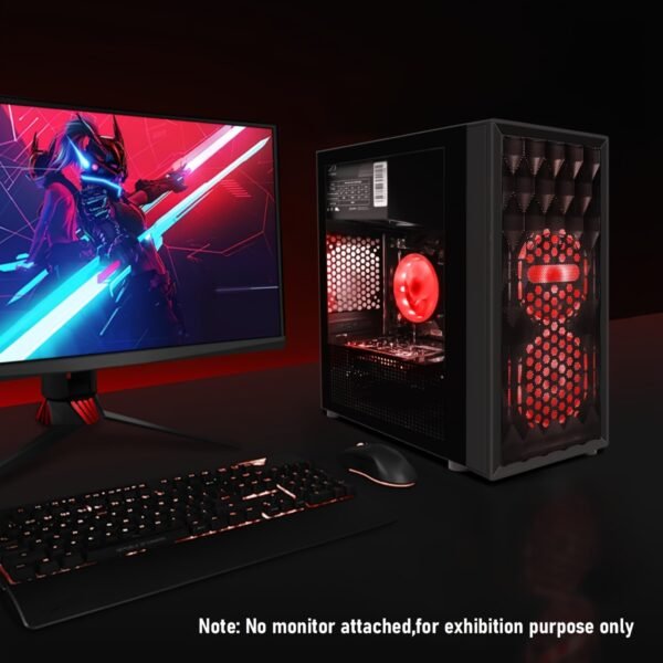 STGAubron Gaming Desktop, Radeon RX 560 4G GDDR5, 10th Gen G5905 3.5G, 16G DDR4, 512G SSD, 600m WiFi, Wireless 5.0, RGB Fan X 2, RGB Mouse Pad, Windows 11 Home - Image 4
