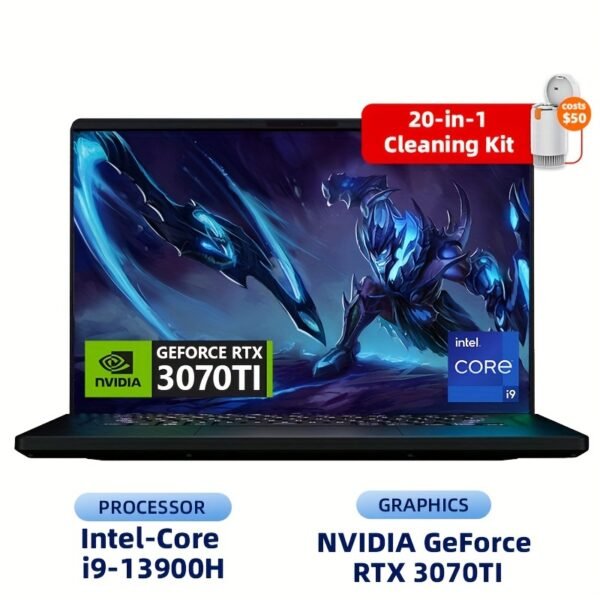 ASUS ROG Zephyrus Gaming Laptop, 16" WQXGA 165Hz Display, Intel Core i9-12900H, GeForce RTX 3070 Ti, 16GB DDR5 RAM, 1TB SSD, WiFi 6E, Windows 11 Home, with Cleaning Brush