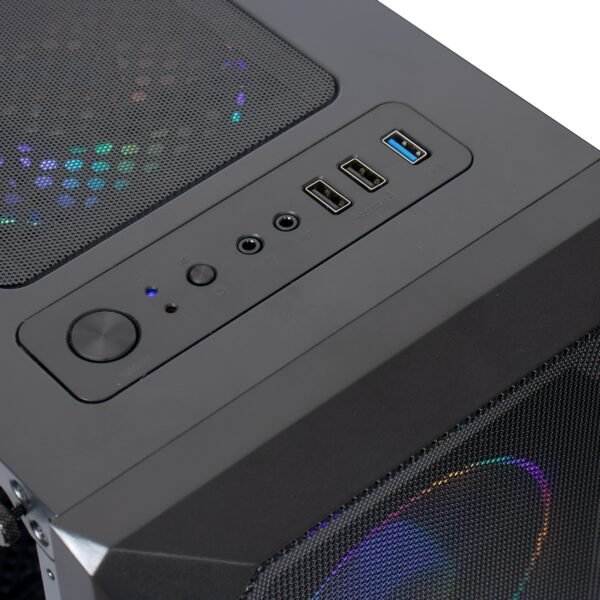 MXZ Gaming PC Computer AMD Ryzen 5 5500 3.6GHz, GeForce GTX 1660S, 16GB(8G*2) DDR4 3200, NVME 500GB SSD, 6RGB Fans, WIFI & Gamer Desktop Computer (R5 5500| GTX1660S) - Image 2
