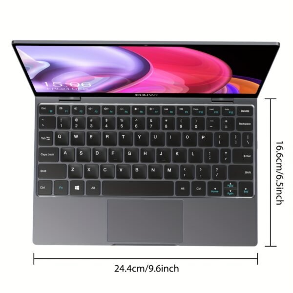 CHUWI MiniBook X 2-in-1 Touch Screen Windows 11 Laptop, 10.51'' 1920*1200 IPS Display, 512GB PCIe SSD 12GB RAM, 12th Gen Intel N100, WiFi6, BT5.2, Backlit Keyboard, 1TB SSD Expand, Type-C, PD 2.0, Webcam, 360 Rotating, Headphone Jack, FHD, LPDDR5, NoteBook Computer - Image 2