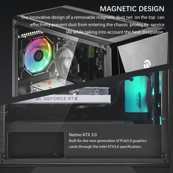 Ningmei Gaming PC AMD Ryzen 5 5500 NVIDIA GeForce RTX 3060 1TB SSD 16GB RAM Gaming Desktop - Image 6