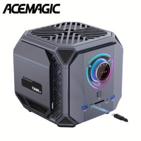 ACEMAGIC M1A Gaming Mini PC, I7 12700H(14C/20T, Up To 4.7GHz) Mini Desktop, RTX 3060, 32GB DDR5 & 1TB PCle3.0x4 SSD/8K 4-Screen/WiFi6/DP1.4/USB 4 Gaming Computer