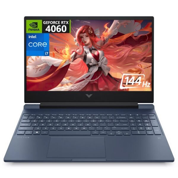 HP Victus 15 Gaming Laptop, 15.6" FHD 144Hz Display, Intel Core i7-13620H, 64GB DDR4, 4TB SSD, GeForce RTX 4060, Backlit Keyboard, Wi-Fi 6, Windows 11 Home, Performance Blue - Image 3