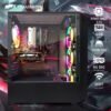 STGAubron Gaming PC Desktop, Radeon RX 590 8G GDDR5, AMD Ryzen 3 3200G 3.6G, 16G DDR4, 512G SSD, 600M WiFi, RGB Fan x4, RGB Mouse Pad, Windows 11 Home