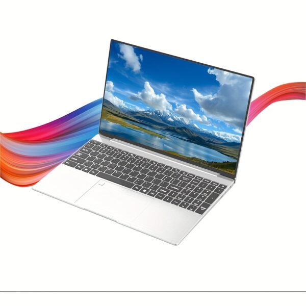 2025 Laptop, 17.3-Inch FHD Display Laptop with Quad Core-12th (Up to 3.6GHz), 16GB RAM 1T ROM Traditional Laptop Computer, 6000mAh Battery, Silvery - Image 3