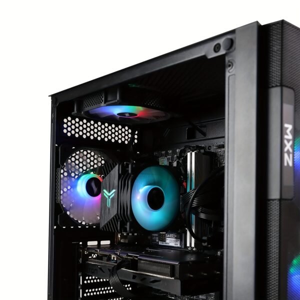 MXZ Gaming PC Computer I5 10600KF, RX 6650XT, 8GB*2 DDR4, NVME 500GB, 6RGB Fans, Gamer Desktop Computer(I5 10600KF| RX 6650XT) - Image 5