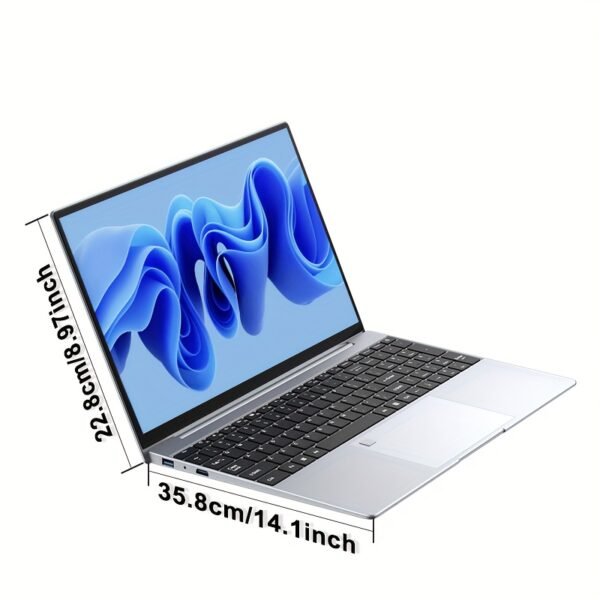 2025 15.6-inch Thin & Light Laptop, Intel N5095 Processor (up To 2.9GHz), 16GB RAM, 1TB SSD, 1920*1080 FHD IPS Display, Webcam, WiFi, USB3.0, Backlit Keyboard, New Year'S And Valentine'S Day Gift For Students, Business People - Image 2