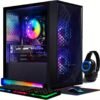 STGAubron Gaming Desktop PC, Core I3-10100F Up To 4.3G, GeForce GTX 1660 Super 6G GDDR6, 16G DDR4, 1T SSD, 600M WiFi, Wireless 5.0, RGB Fan X 3, RGB Keyboard&Mouse&Mouse Pad, RGB Wireless Sound Bar, RGB Wireless Gaming Mic, W11H64