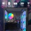 STGAubron Gaming Desktop PC, Radeon RX 580 16G GDDR5, Core i5-9400F up to 4.1GHz, 16G DDR4 Memory, 512G SSD, 600M WiFi, Wireless 5.0, RGB Fan x 4, RGB Keyboard & Mouse & Mouse Pad, W11H64
