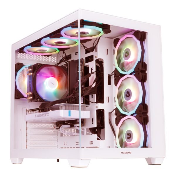 Mloong Gaming PC AMD Ryzen 5 5500 AMD Radeon RX 6600 1TB SSD 16GB RAM Gaming Desktop - Image 5