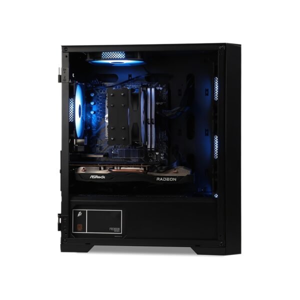 MXZ Gaming PC Computer R7 5700X3D, 16G DDR4, NVME 1 T, B450, 6RGB Fans, Gamer Desktop Computer, Optional RTX4060Ti/ RTX3060/ RTX4060/ RTX4070 - Image 4