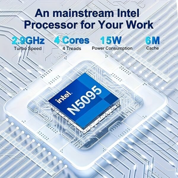 2025 15.6-inch Thin & Light Laptop, Intel N5095 Processor (up To 2.9GHz), 16GB RAM, 1TB SSD, 1920*1080 FHD IPS Display, Webcam, WiFi, USB3.0, Backlit Keyboard, New Year'S And Valentine'S Day Gift For Students, Business People - Image 7