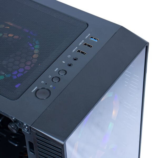 MXZ Gaming PC Desktop Computer, AMD Ryzen 5 4500 3.6GHz, RX6700XT, 16GB (8G*2) DDR4, NVME 500GB SSD, 6RGB Fans, Gamer Desktop Computer Optional RX6700XT/RX6500XT/RTX3060/RX 6600/GTX1660S - Image 4