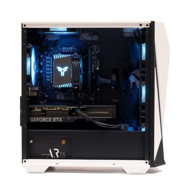 MXZ Gaming PC Computer R5 7500F, RTX4060, 16G DDR5, NVME 1 T, B650, 6RGB Fans, Gamer Desktop Computer(R5 7500F| RTX4060) - Image 5