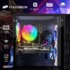 STGAubron Gaming Desktop PC, Intel Core i5-9400F up to 4.1GHz, Radeon RX 580 16G GDDR5, 16G RAM, 1T SSD, 600M WIRELESS, WIRELESS 5.0, RGB Fan x 4, RGB Keyboard & Mouse & Mouse Pad, W11H64