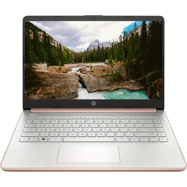 HP 14" Ultral Light Laptop Computer, Anti-Glare HD Display, 4GB RAM, 256GB Storage(128GB EMMC+ 128GB SD Card), Intel Quad-Core N4120, Webcam, Windows 11 Home In S Mode