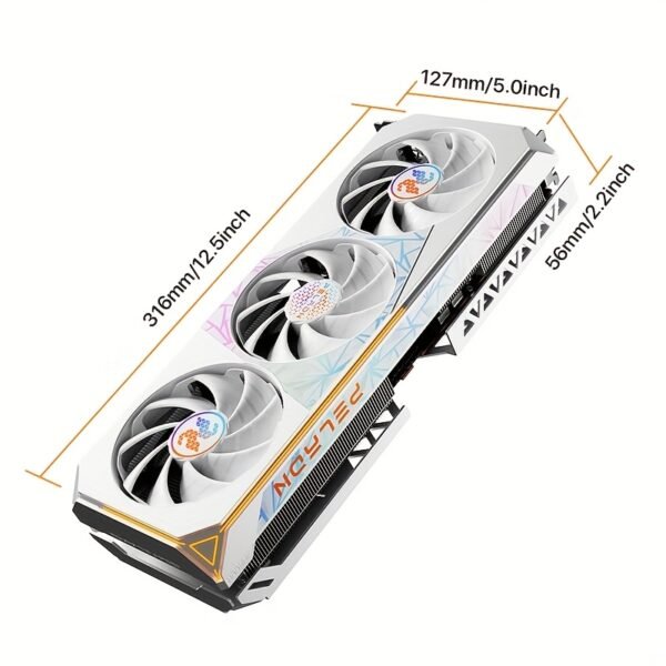 Peladn Gaming RTX 3070Ti 8G Graphics Card GDDR6 RGB Lighting PCI Express 4.0 Video Card Triple-fan Edition - Image 3