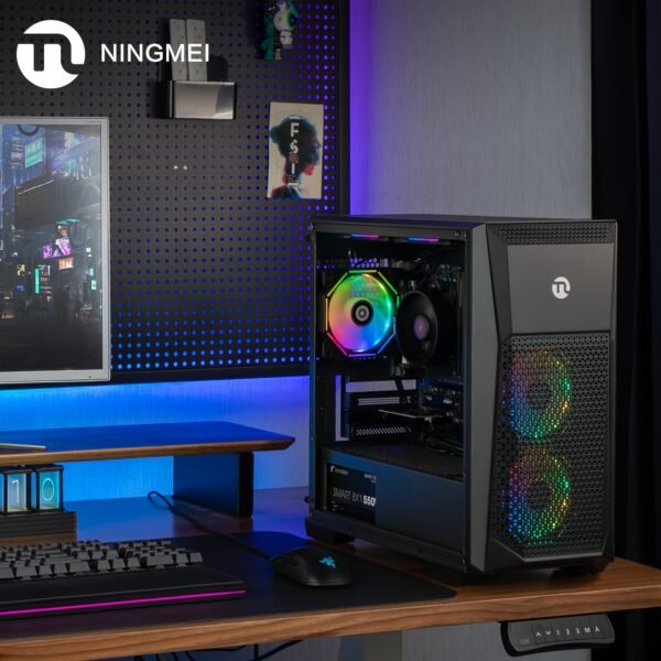 Ningmei Gaming PC AMD R5 5600GT AMD Radeon Vega 7 1 TB SSD 16GB RAM 6RGB Fans Gaming Desktop - Image 4