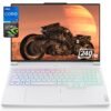 Lenovo Legion 7i Gaming Laptop 16" WQXGA 2560x1600 240Hz, Intel Core i7-14700HX, 64GB DDR5, 2TB SSD, NVIDIA RTX 4060, Wi-Fi 6E, RGB Backlit Keyboard, Fingerprint Reader, Windows 11 Home - Glacier White, Sleek Design, Highresolution Display