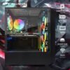 STGAubron Gaming PC Desktop, Radeon RX 580 16G, AMD RYZEN 5 PRO 2600 3.4GHZ, 16G DDR4, 512G SSD, 600m WiFi, Wireless 5.0, RGB Fan X 4, RGB Mouse Pad, Windows 11