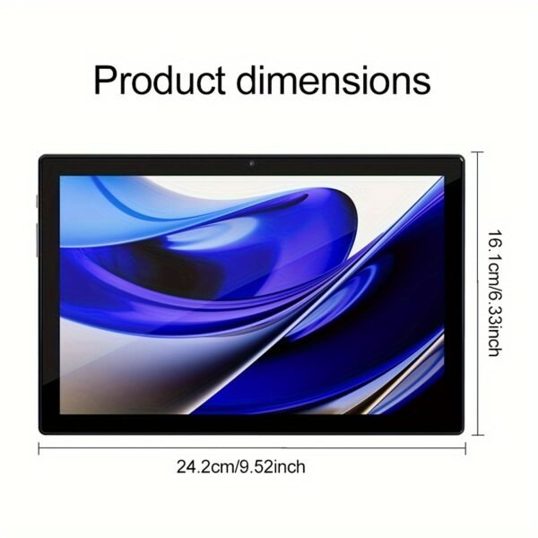 Tablet 10.1 Inch Android 14 OS Tablet, 2in 1 Tablets with Keyboard, Mouse, Case, Stylus Without Electricity, 128GB ROM 12GB (4GB+8GB) RAM, Dual Camera, Eight Core Processor, 1280 * 800 IPS High-definition Display Screen, GMS Tab, 5G Wi Fi 6, Google, Pad, Tablet, - Image 2