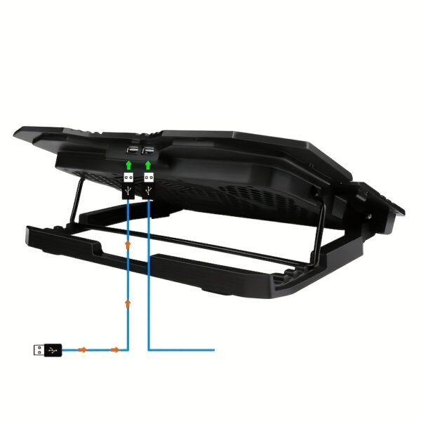 As A Father'S Day Gift, 1pc ICE COORE Laptop Heat Sink Gaming 6-Core Exhaust Fan Laptop Stand Silent Computer Heat Sink. - Image 5
