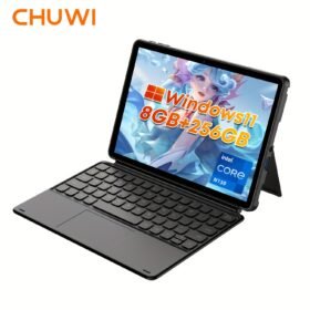 CHUWI Hi10 X1 10.1" 2-in-1 Convertible Tablet Laptop with Keyboard, 13th Gen Intel N150 Processor, 8GB RAM 256GB SSD, Windows 11 Home, 1280x800 IPS Display, WiFi6 & Wireless 5.2, Dual Camera, Headphone Jack, USB-C/USB 3.2, LPDDR5