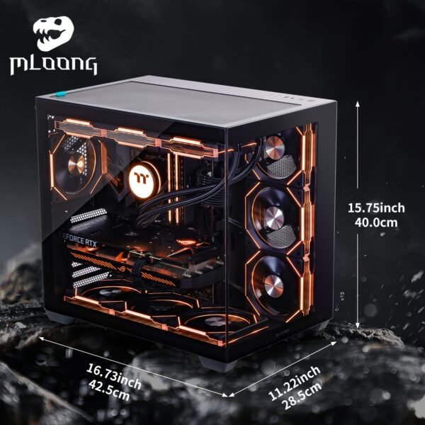 Mloong Gaming PC Intel Core I9 13900KF, GeForce RTX 4070 Super, 2TB NVME SSD, 64GB DDR5, 10ARGB Fans, Gaming Desktop - Image 2