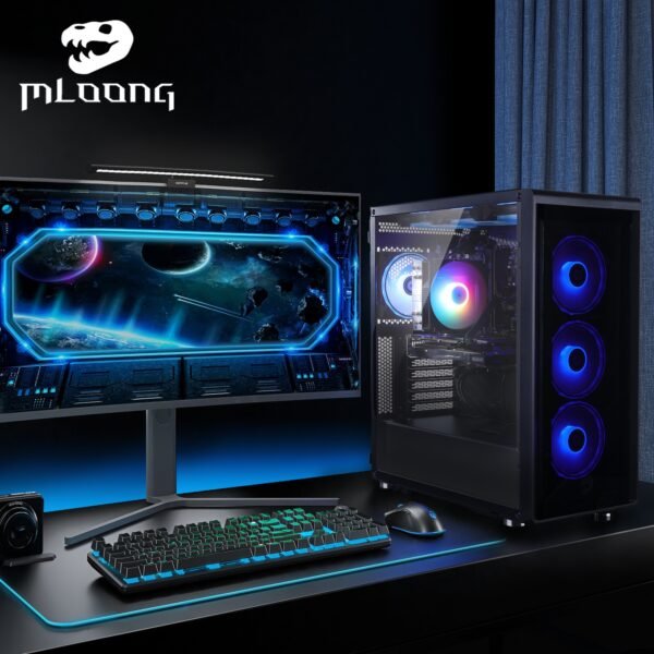 Mloong Gaming PC AMD Ryzen 5 5500 AMD Radeon RX 6600 1TB SSD 16GB RAM Gaming Desktop - Image 6