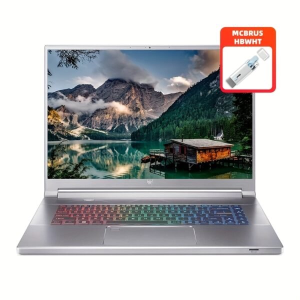 Acer Predator Triton Gaming Laptop, 16" WQXGA 240Hz Display, 12th Gen Intel Core I7 12700H, NVIDIA GeForce RTX 3060, 32GB DDR5 RAM, 1TB SSD, Backlit Keyboard, Wifi 6, Windows 11 Home, With Multifunctional Cleaning Brush