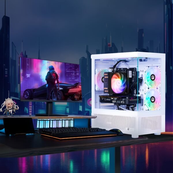 Ningmei Gaming PC Intel Core I5 12400F, Nvidia GeForce RTX 4060, 1TB SSD, 16GB RAM, Gaming Desktop - Image 6