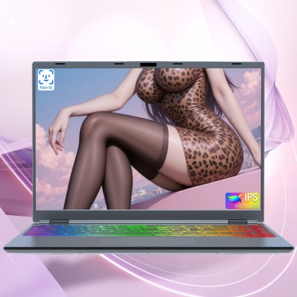 2025 Latest 16-inch Touch Screen Laptop Computer, Core I3-8109U, 16G RAM, 512G NVMe, Adjustable Seven-color Backlit Keyboard, Face Recognition Unlocking Function, 180° Opening And Closing Screen, Circular Touchpad With Brightness And Sound Adjustment, Type-C Data Transmission Interface, Suitable For Family, Students, Multimedia, Suitable As A Gift For Friends And Family. Notebook.