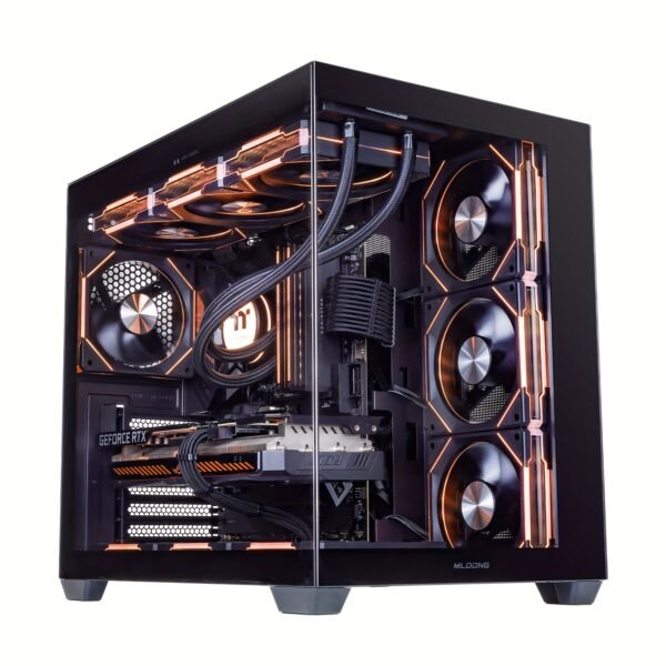 Mloong Gaming PC Intel Core I9 13900KF, GeForce RTX 4070 Super, 2TB NVME SSD, 64GB DDR5, 10ARGB Fans, Gaming Desktop