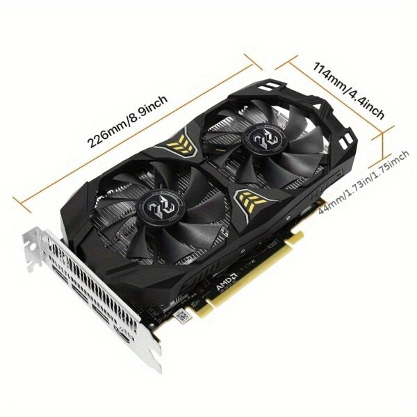 PELADN RX 580 8GB Graphics Card GPU DirectX 12 256-Bit GDDR5 PCI Express 3.0 Gaming Video Card - Image 5