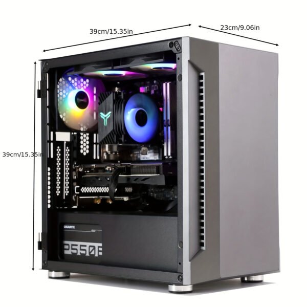 MXZ Gaming PC Computer Intel Core I5 13400F 3.6GHz, 16GB DDR4, NVME 500G/ 1 TB, 5RGB Fans, Gamer Desktop Computer Optional RX 7700XT/RX 7600/RTX2060S/RTX 4060 - Image 2