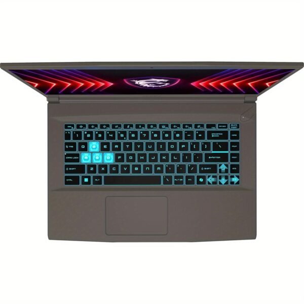 MSI Thin 15 Gaming Laptop, AMD Ryzen 9 8945HS(Beat i9-13900H, Up to 5.2GHz), NVIDIA RTX 4060, 15.6" 144 Hz IPS, 64 GB DDR5, 1 TB SSD, Windows 11 Pro& Microsoft Office Pro, w/Bonus Accessories - Image 2