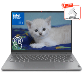 Lenovo IdeaPad 5 14" 2-in-1 Laptop with Intel Core i7 150U, 16GB LPDDR5 RAM, 2TB SSD, 1920x1200 IPS Touchscreen, Fingerprint Reader, Wi-Fi 6, Windows 11 Home & 32GB USB - Luna Grey, Touchscreen Notebook, Thin Bezel Display, Durable Construction, Highresolution Display