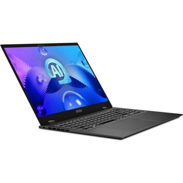 MSI Prestige 16 AI Evo Ultra Thin Professional Laptop, 16" QHD+ Display, Intel Core Ultra 7-155H, ARC Graphics, 32GB LPDDR5 RAM, 4TB NVMe SSD, Backlit Keyboard, WiFi 7, Windows 11 Home, with 32GB USB Flash Drive - Image 3