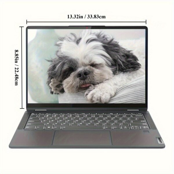 Lenovo Flex 5i 14" 2-in-1 Convertible Laptop, Intel Core i5-1235U 10-Core Processor, 16GB RAM 1TB SSD, FHD+ Touchscreen (1920x1200), Backlit Keyboard, Fingerprint Reader, Wi-Fi 6, Windows 11 Home in S Mode, Storm Grey, Light Weight Laptop, Productivity Device, Multimedia Playback, Rosedesign Lid, Modern Aesthetic, Durable Construction, Glossy Finish - Image 7